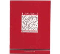 CONQUERANT CLASSIQUE Lot de 5 Cahiers 90g carte vernie Piqûre 17x22 cm 60 pages SEYES