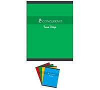 Conquérant – Cahier TP piqué Sept – 17x22 cm 64 pages 70g 32 séyès/32 unies