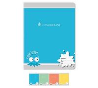 Conquerant Cahier 7 Agrafe 17 x 22 cm 32 p 70 g Seyès 4 mm Assorti