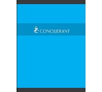 Conquérant Lot de 5 cahiers piqués 24 x 32 cm 96 pages 70 g petits carreaux coloris aléatoire