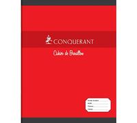 Cahier piqué Conquérant Sept 17 x 22 cm brouillon - grands carreaux - 48 pages