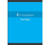 CONQUÉRANT Lot de 3 Cahiers TP Piqué 17X 2cm Seyès + uni 96 pages 70g coloris aléatoires