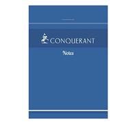 Conquérant Lot de 72 Bloc-Notes A7 Petits Carreaux 5mm 200 Pages Agrafées Tête Couverture Carte Bleu