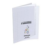 Conquérant Répertoire Classique Grands carreaux Seyès 170 x 220 mm 96 pages Incolore
