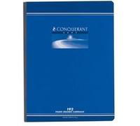 Cahier broché Conquérant 24 x 32 cm grands carreaux 192 pages