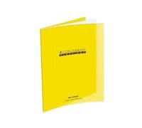 CONQUERANT Cahier Classique 24x32cm Grands Carreaux Seyès 96 Pages Agrafées Couverture Polypro Jaune