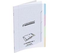 Conquérant sept conquerant classique cahier 4 en 1, 240 x 320 mm, seyès 400026555 G