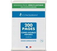 CONQUERANT SEPT Copies doubles, A4, Seyès, 200 pages