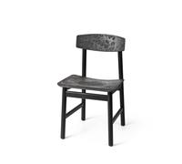 Conscious BM3162 Chaise de Salle à Manger Hêtre Noir/Noir Café