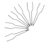 Conseils Pyrogravure 6pcs Argenté en Alliage Nickel-chrome
