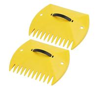 Consen Outil pour ramasser les feuilles de jardin et de cour, outil pour collecte des déchets extérieurs, griffes manuelles, pour jardin, pelouse, espaces ouverts et déjections, portable et pratique