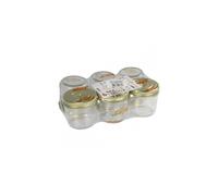 CONSERVE 6 Bocaux à visser en verre complète Le Parfait Familia WISS 200g