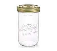 CONSERVE Bocal à visser en verre complète Le Parfait Familia WISS 1000g