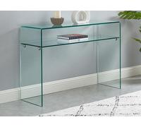 Console - 1 niche - Verre trempé - Transparent - STILEOS