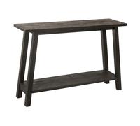 Console 120x35x83 cm en manguier noir