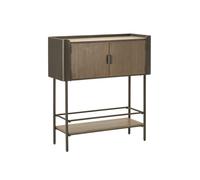 Console 2 Portes en Bois "Toronto" 110cm Naturel