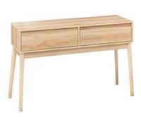 5five – Console Abana 2 tiroirs – Effet chêne naturel