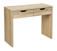 Console 2 tiroirs ""Bivoak"" effet chêne naturel - Atmosphera Créateur d'intérieur