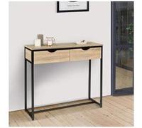 Console 2 tiroirs detroit design industriel G