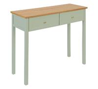 Console 2 tiroirs en bois MOHEA - Vert