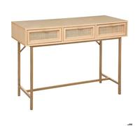 Console 3 tiroirs ""Rayo"" cannage rotin L110cm - Atmosphera Créateur d'intérieur