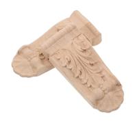 Console 4x2x0,6 Sculpté, Style Européen Classique, Décorative | Finition Brute à Peindre, Détail Finement Sculpté, pour Cadres de Porte et Colonnes Romaines