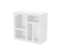 Console avec 5 niches - Blanc - LUELA