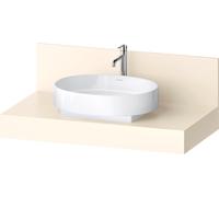 Duravit Console balcon BA90570IDID0000 100 x 55 x 37 cm découpe 2000 vasque centrale ivoire mat