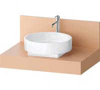 Console Balcoon Duravit rectangulaire, 1 découpe au centre , 800x550x370mm, BA90560IHIH0000, Couleur: Terraccino