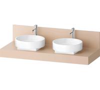 Console Balcoon Duravit rectangulaire, 2 découpes des deux côtés , 1400x550x370mm, BA90610IEIE0000