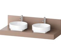 Console Balcoon Duravit rectangulaire, 2 découpes des deux côtés , 1400x550x370mm, BA90610IFIF0000