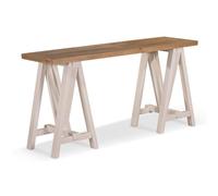 Console bois blanc - bréanna décoration