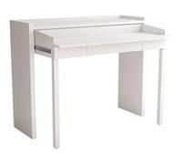 Console Bureau Extensible "Lana" 110cm Blanc