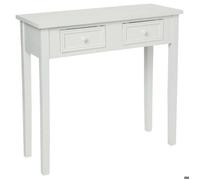Console ""Charme"" blanc L80cm - Atmosphera Créateur d'intérieur