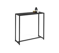 IDMarket - Console Davis en métal Noir Mat Design Industriel