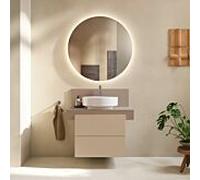 Console Balcoon Duravit rectangulaire, 1 découpe au centre , 800x550x370mm, BA90560IFIF0000, Couleur: Ombrelle