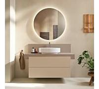 Console Balcoon Duravit rectangulaire, 1 découpe au centre , 1000x550x370mm, BA90570IFIF0000