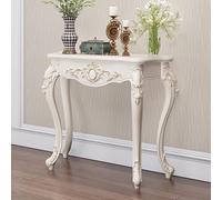 Console de rangement pour entrée, table d'appoint étroite, style victorien vintage - Meuble décoratif pour entrée, couloir ou hall d'entrée - Table basse avec pieds - Pièce d'exposition idéa