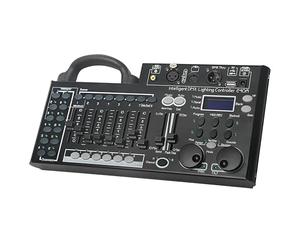 Console d'éclairage DMX, contrôleur DMX 512 à 240 canaux pour lumières DJ, équipée d'une fonction de sauvegarde de données USB Noir