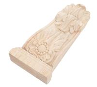 Console Décorative en Bois Sculpté, Style Européen Vintage, pour Murs | Bois, Forme Arche Colonne Romaine, Installation Facile, Peinture et Teinture, pour Poutres et Mobilier