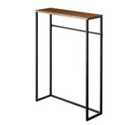 Console d'entrée en bois et métal Tower Noir