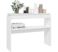 Console d'entrée - France Stock - 102x30x80 cm - Blanc - Aggloméré - Durable et fonctionnelle