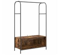 Console d'entrée moderne - vidaXL - Chêne Fumé - 100x44x160 cm - Capacité 100 kg - Bois d'ingénierie - Finition lisse