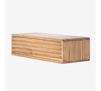 Console d'entrée murale en bois Deleyna Marron Bois Naturel Marron