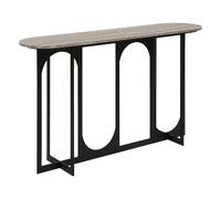 Console design effet marbre TUSCO - Noir