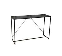 Console design en métal Madison - L. 120 x H. 79 cm - Noir