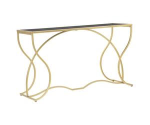 Console Design ""Sunshine"" 130cm Noir & Or