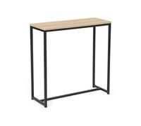IDMarket Console Detroit – Design industriel – Marron