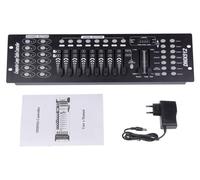 Console DMX512, 192 canaux DMX,de scènes programmable, noir