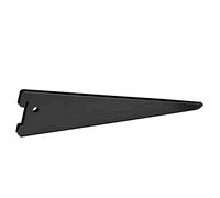 Console double au pas de 50 - Décor : Noir mat - Longueur : 470 mm - RAL : 9005 - ELEMENT SYSTEM